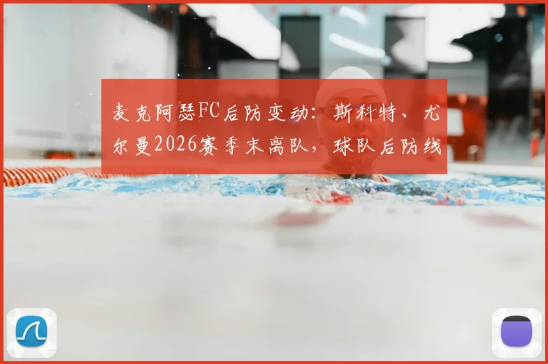 麦克阿瑟FC后防变动：斯科特、尤尔曼2026赛季末离队，球队后防线重建策略与潜在替代者分析