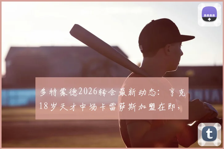 多特蒙德2026转会最新动态:亨克18岁天才中场卡雷萨斯加盟在即,技术特点与身价全解析